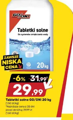Tabletki solne GO/ON! promocja w Bricomarche