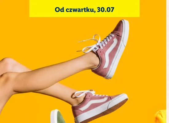 Sneakersy męskie Vans promocja w Lidl