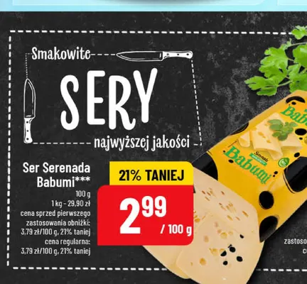 Ser Serenada Babumi promocja w POLOmarket