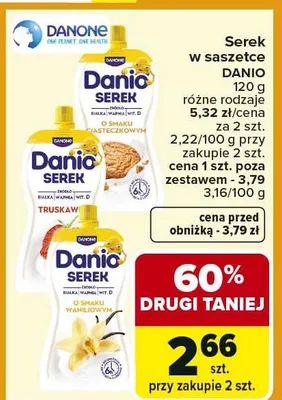 Serek różne rodzaje promocja w Carrefour