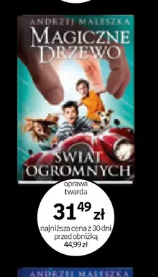 Książka Magiczne Drzewo Świat Ogromnych oprawa twarda Andrzej Maleszka promocja w Empik