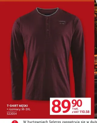 T-shirt męski promocja w Selgros