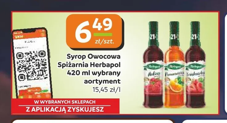 Syrop Owocowa Spiżarnia Herbapol promocja w Gama