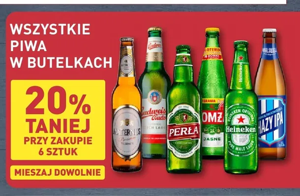 Piwo Łomża Jasne promocja w Aldi