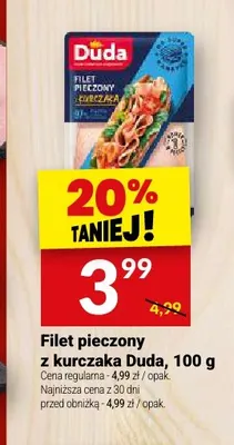 Filet pieczony z kurczaka Duda promocja w Twój Market