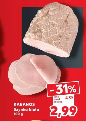 Szynka biała Kabanos promocja w Kaufland