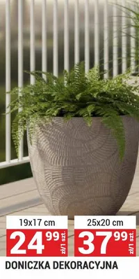 Doniczka dekoracyjna 25x20 cm promocja w Merkury Market