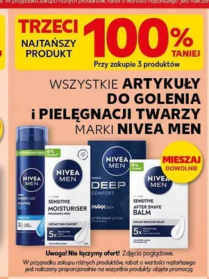 Żel do golenia Nivea Men Sensitive promocja w Kaufland