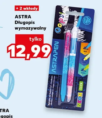 Długopis wymazywalny Astra promocja w Kaufland