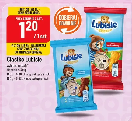 Ciastko lubisie promocja w POLOmarket