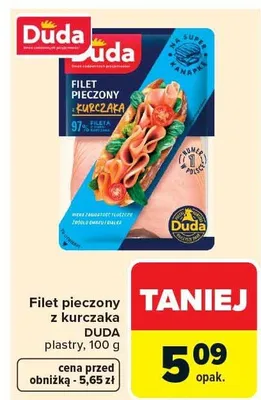 Filet pieczony z kurczaka promocja w Carrefour Market