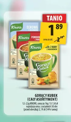 Zupa Gorący Kubek Knorr promocja w Arhelan