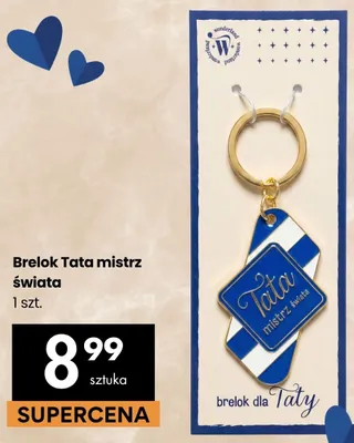 Brelok Tata mistrz świata Wonderland promocja w Delikatesy Centrum