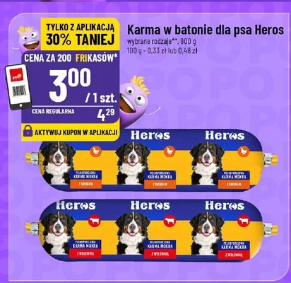 Karma w batonie dla psa różne rodzaje promocja w POLOmarket