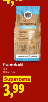 Fit ziemniaczki sol morska Sunny Family promocja w Lidl