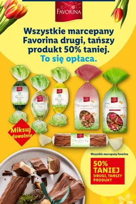 Marcepan wszystkie rodzaje promocja w Lidl