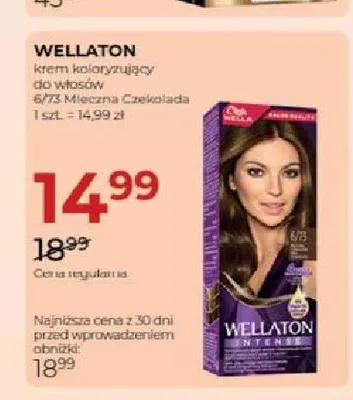 Krem koloryzujący do włosów Wellaton 6/73 Mleczna Czekolada promocja w Drogerie Jawa