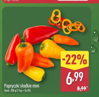 Papryczki słodkie mini promocja w Aldi