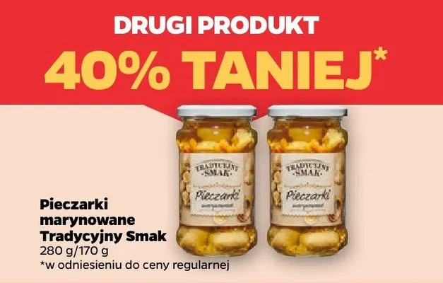 Pieczarki marynowane Tradycyjny Smak promocja w Netto