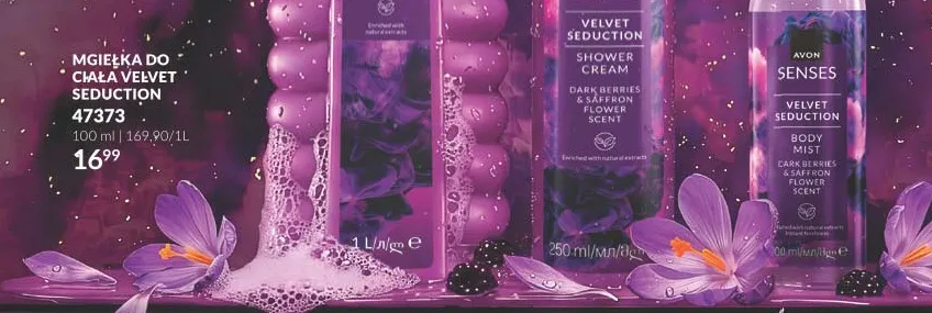 Mgiełka do ciała Velvet Seduction Avon promocja w AVON