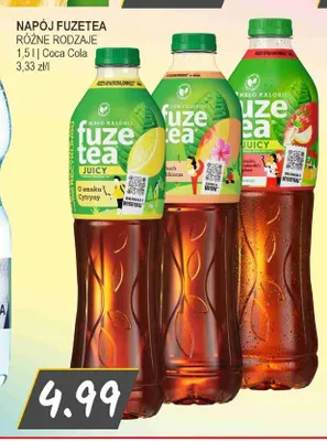 Napój Fuzetea Peach Hibiscus promocja w Słoneczko