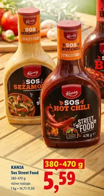Sos Street Food hot chili Kania promocja w Lidl