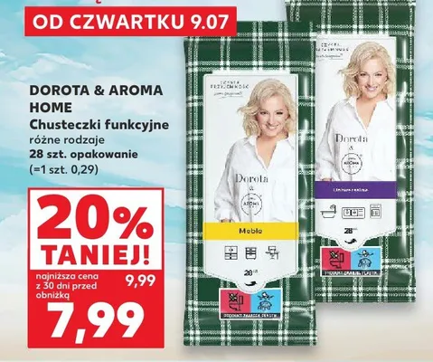 Chusteczki funkcyjne Dorota & Aroma Home promocja w Kaufland