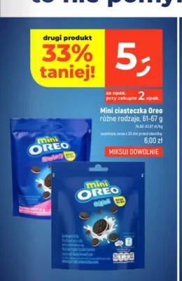 Mini ciasteczka Oreo Strawberry promocja w Dealz
