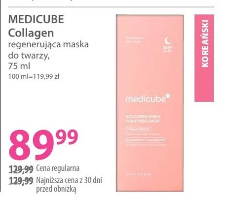 Collagen regenerująca maska do twarzy promocja w Hebe
