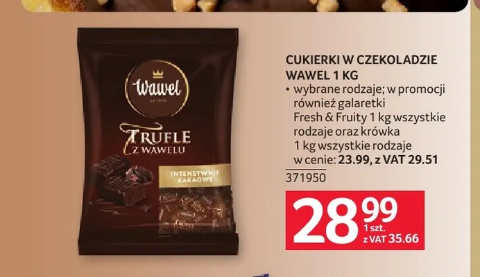 Galaretki Fresh & Fruity Wawel promocja w Selgros