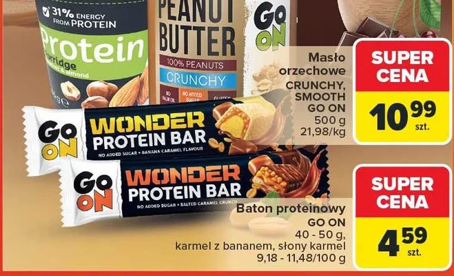 Baton proteinowy Wonder Protein Bar promocja w Carrefour Market