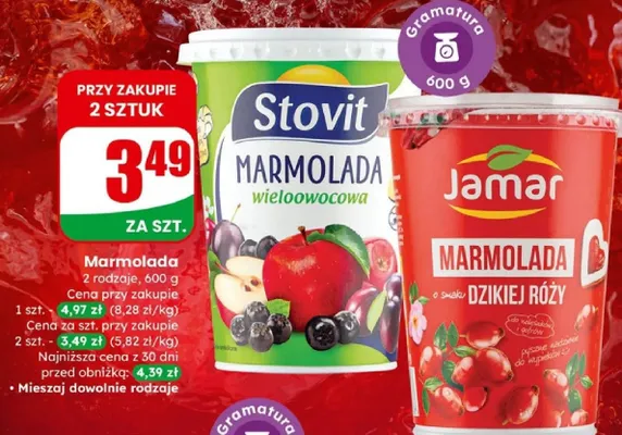 Marmolada z dzikiej róży promocja w Dino