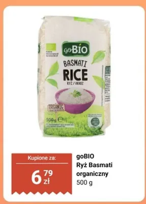 Ryż Basmati organiczny goBIO promocja w Biedronka