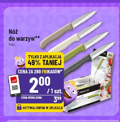 Nóż do warzyw Galicja promocja w POLOmarket