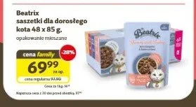 Karma mokra dla kota Beatrix promocja w Super Zoo