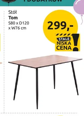 Stół Tom promocja w Black Red White