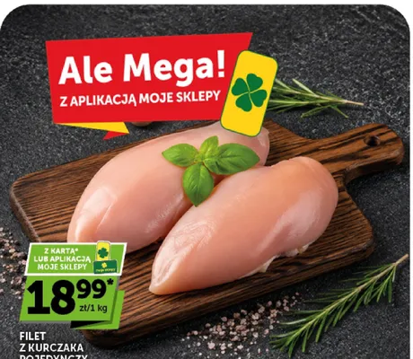 Filet z kurczaka pojedynczy promocja w Euro Sklep