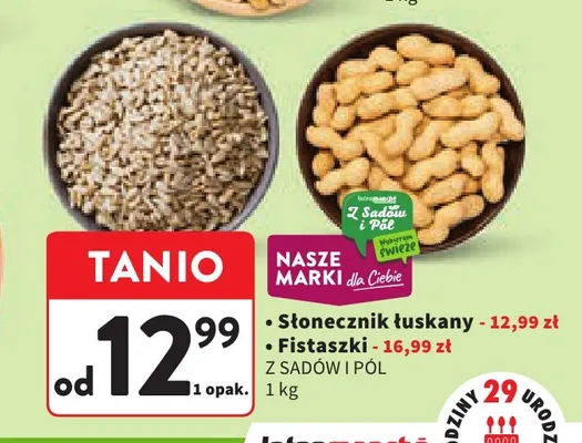 Fistaszki Z Sadów i Pól promocja w Intermarche