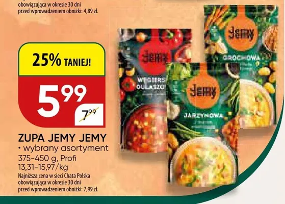 Zupa Jemy Jemy promocja w Chata Polska