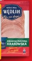 Kiełbasa parzona krakowska Kraina Wędlin promocja w Biedronka