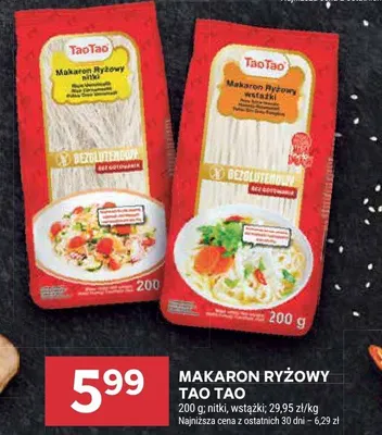 Makaron ryżowy promocja w Stokrotka