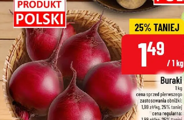 Buraki promocja w POLOmarket
