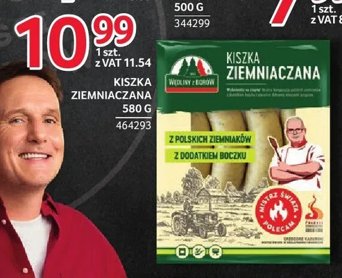 Kiszka ziemniaczana Wędliny z Borów promocja w Selgros