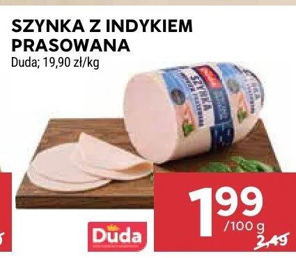 Szynka z indykiem prasowana promocja w Stokrotka