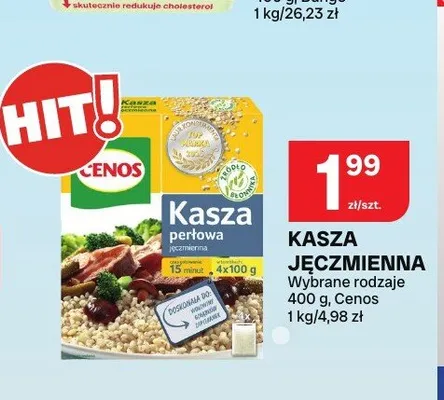 Kasza jęczmienna perłowa Cenos 4-pak promocja w Chorten