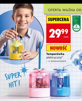 Temperówka elektryczna Kayet promocja w Biedronka