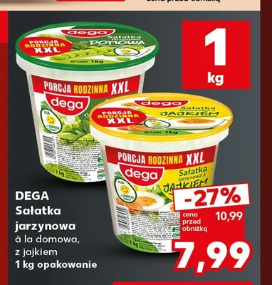 Sałatka jarzynowa à la domowa z jajkiem Dega promocja w Kaufland