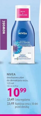 Dwufazowy płyn do demakijażu oczu NIVEA promocja w Hebe