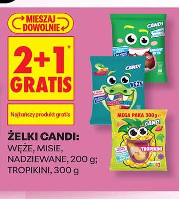 Żelki Tropikini Candi promocja w Biedronka