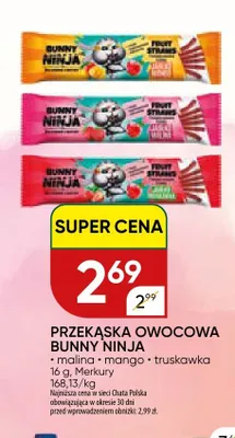 Przekąska owocowa truskawka Bunny Ninja promocja w Chata Polska